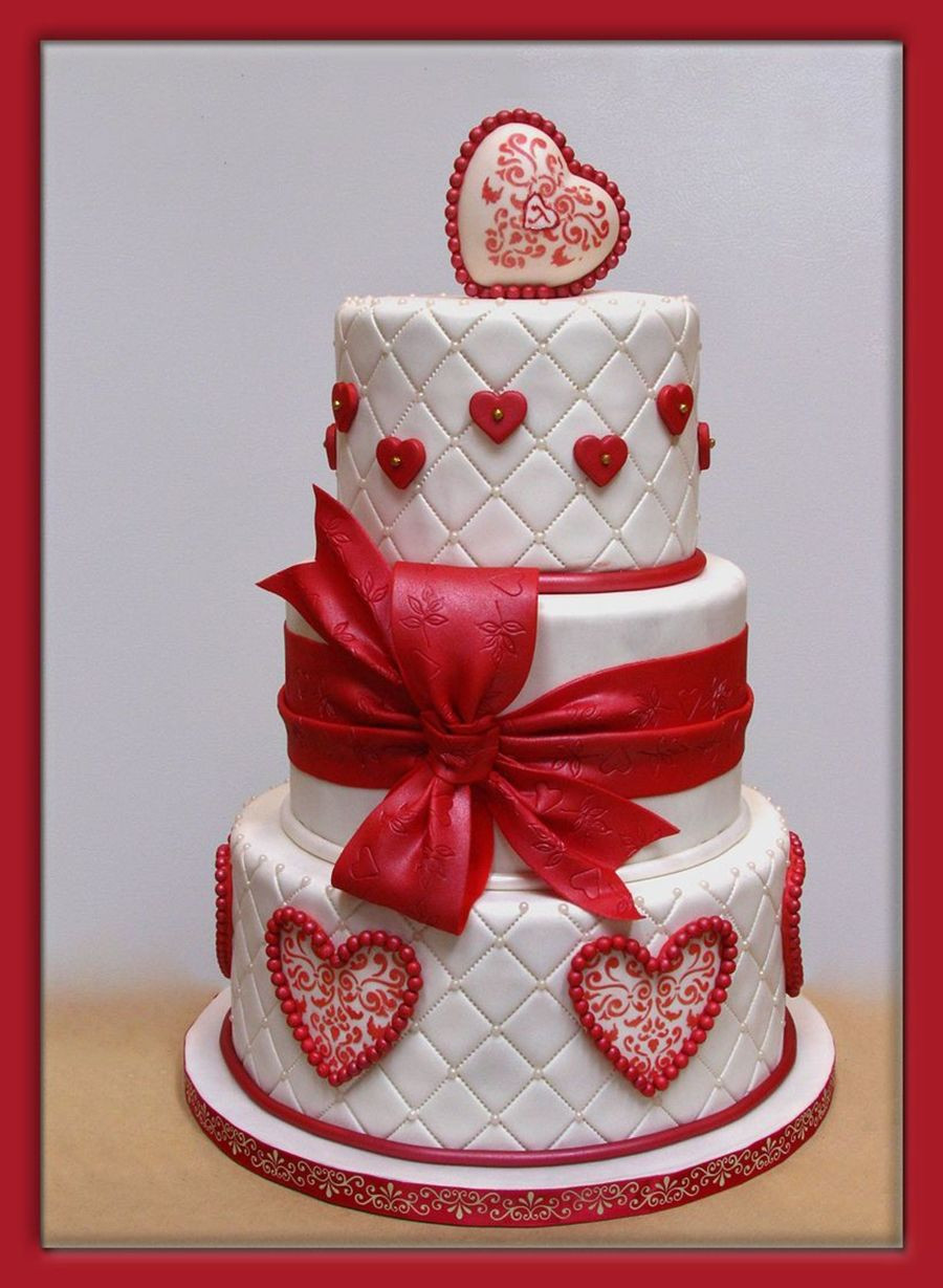 Valentines Day Cake Design
 Terri s Valentine Bd CakeCentral
