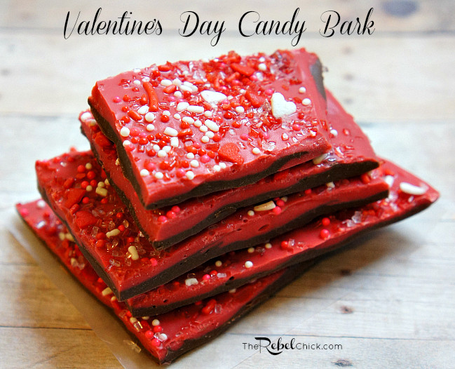 Valentines Day Candy Recipe
 An Easy Valentines Day Chocolate Bark Recipe The Rebel Chick