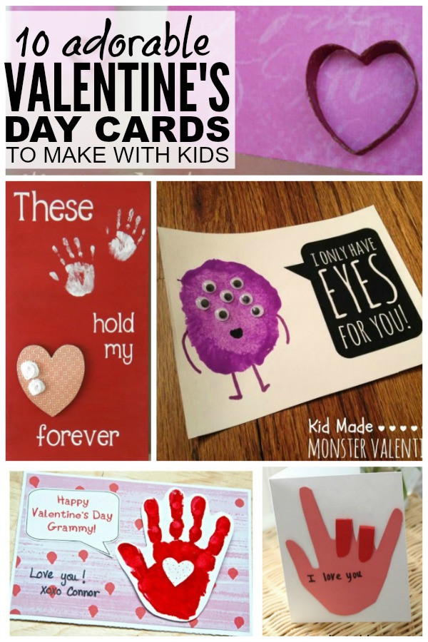 Valentines Day Card Ideas For Kids
 10 adorable DIY Valentine s Day cards to make with your kids