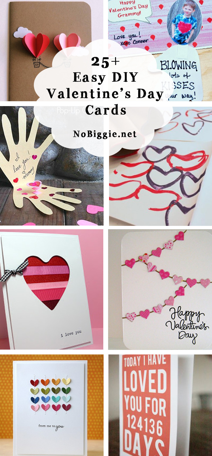 Valentines Day Cards Diy
 25 Easy DIY Valentine s Day Cards