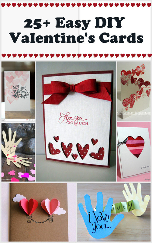 Valentines Day Cards Diy
 25 Easy DIY Valentine’s Day Cards – Scrap Booking
