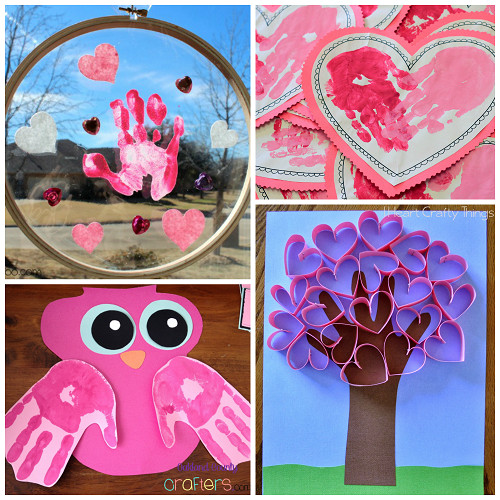 Valentines Day Craft Projects
 Valentine s Day Handprint Craft & Card Ideas Crafty Morning