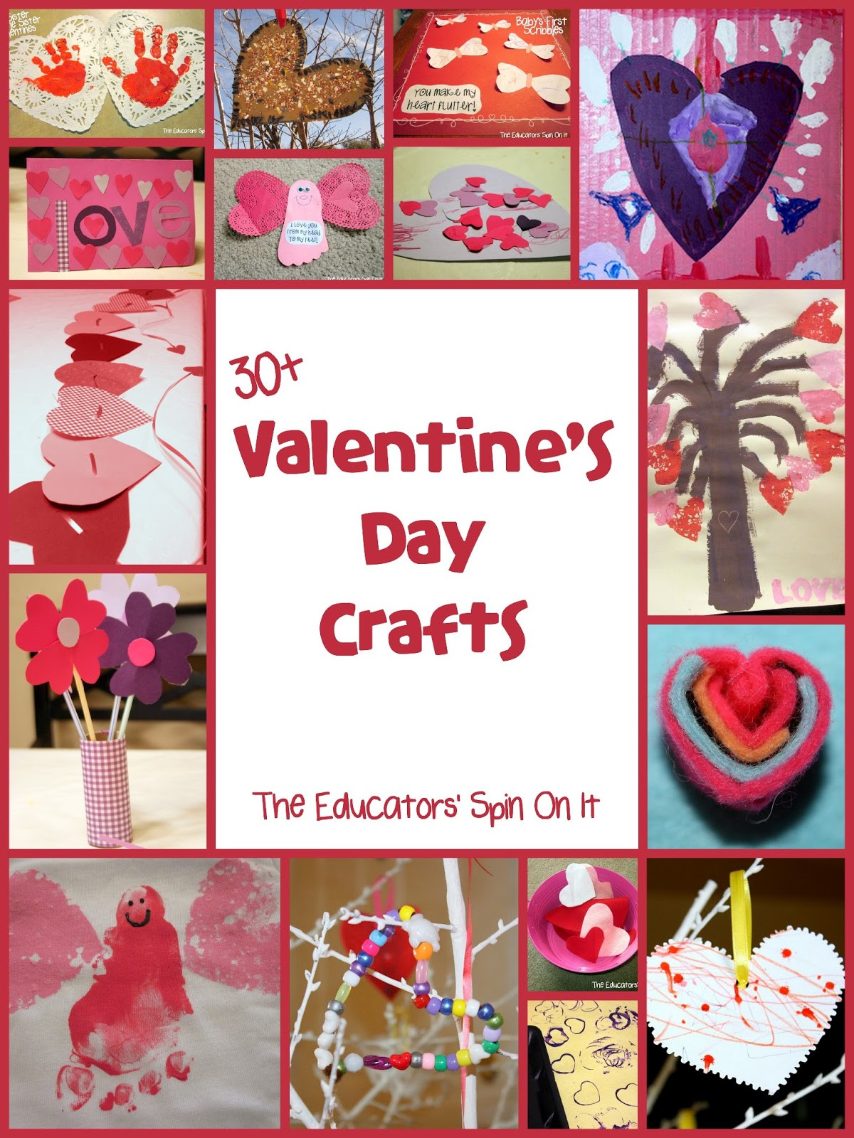 Valentines Day Craft Projects
 30 Valentine s Day Crafts and Activities for Kids The