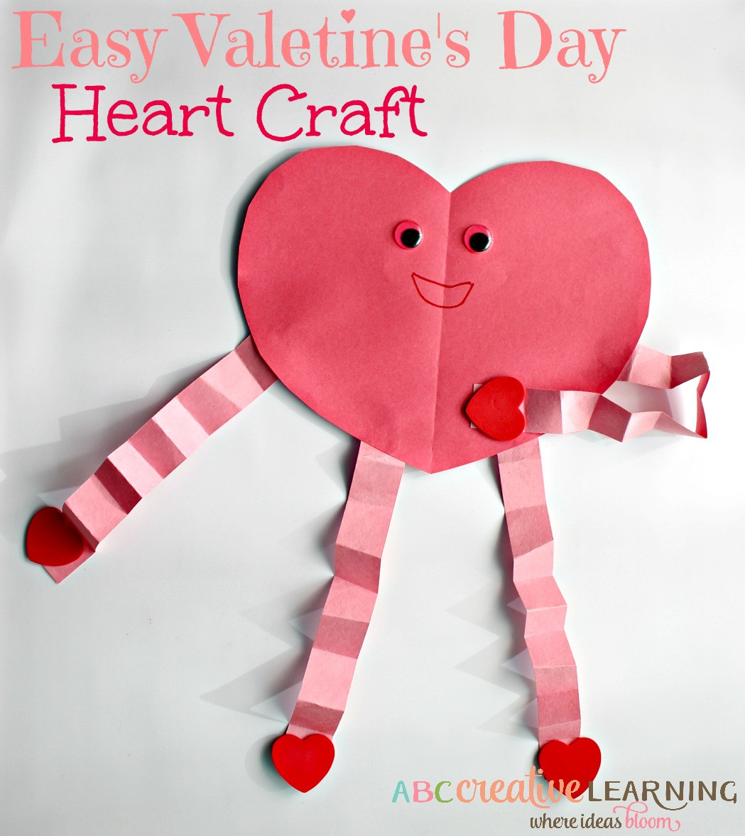Valentines Day Craft Projects
 Easy and Cute Valentine s Day Heart Craft For Kids