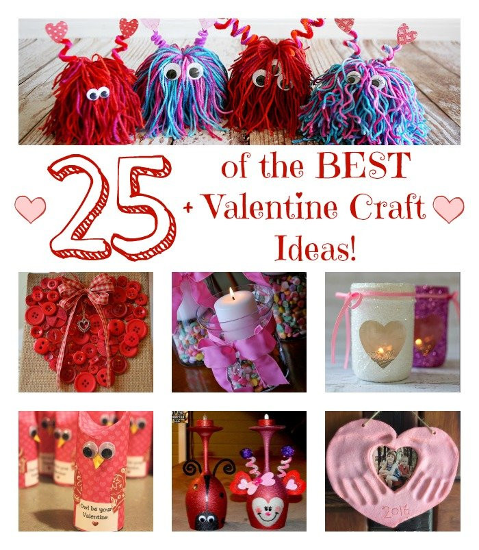 Valentines Day Craft Projects
 25 of the BEST Valentine s Day Craft Ideas Kitchen Fun