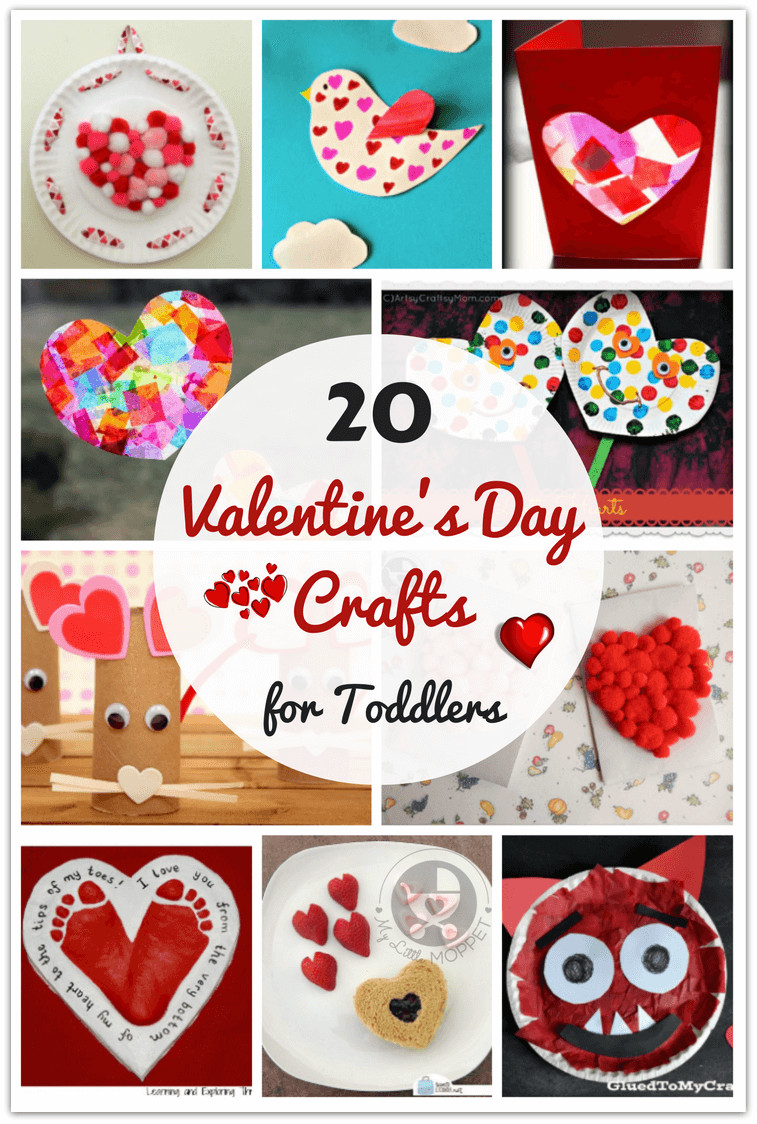 Valentines Day Crafts For Toddlers
 20 Easy Valentine s Day Crafts for Toddlers