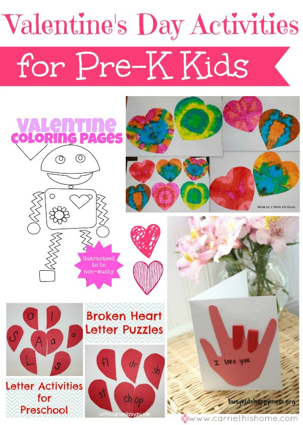 Valentines Day Events Ideas
 Valentine s Day Activities for Pre K Kids