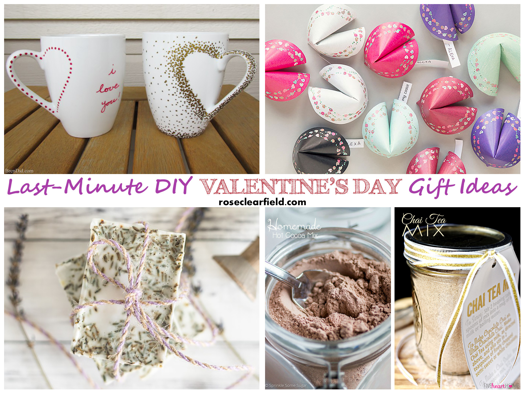 Valentines Day Gift Ideas
 Last Minute DIY Valentine s Day Gift Ideas • Rose Clearfield