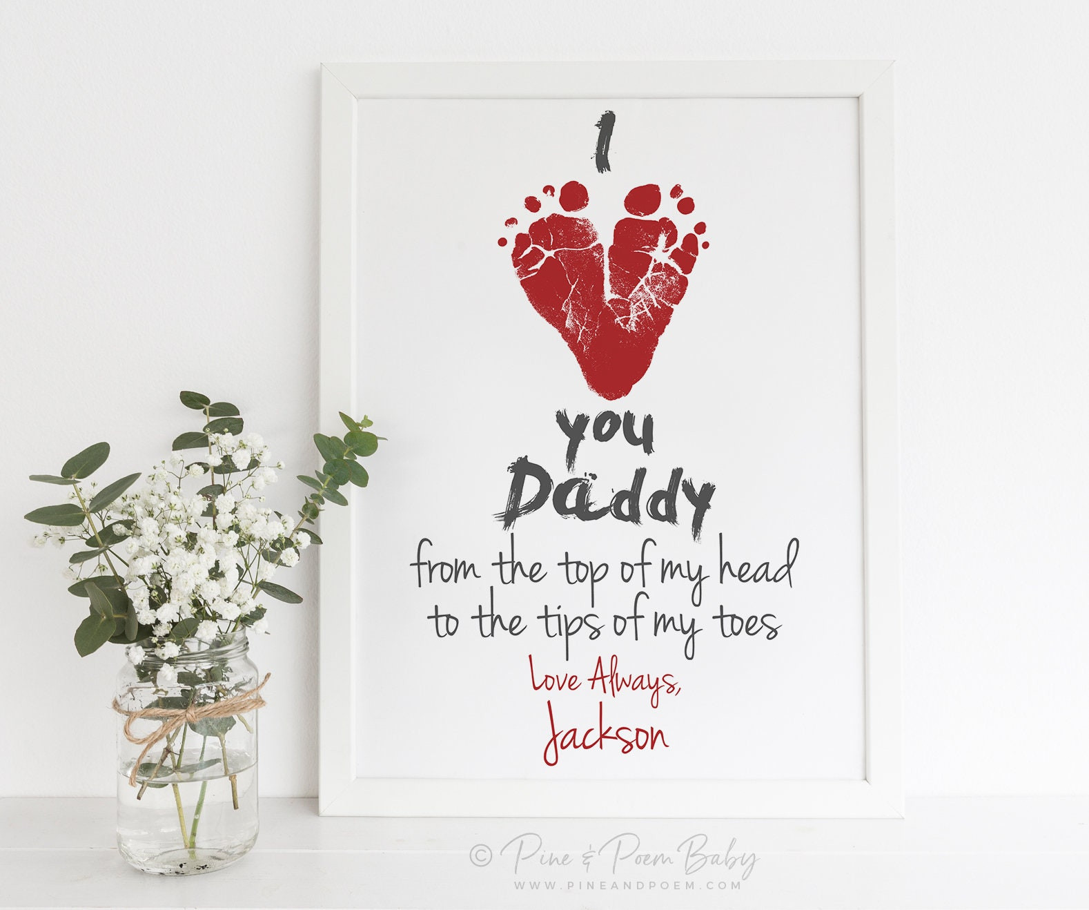 Valentines Day Gifts For Daddy
 Valentines Day Gift for New Dad from Baby s First