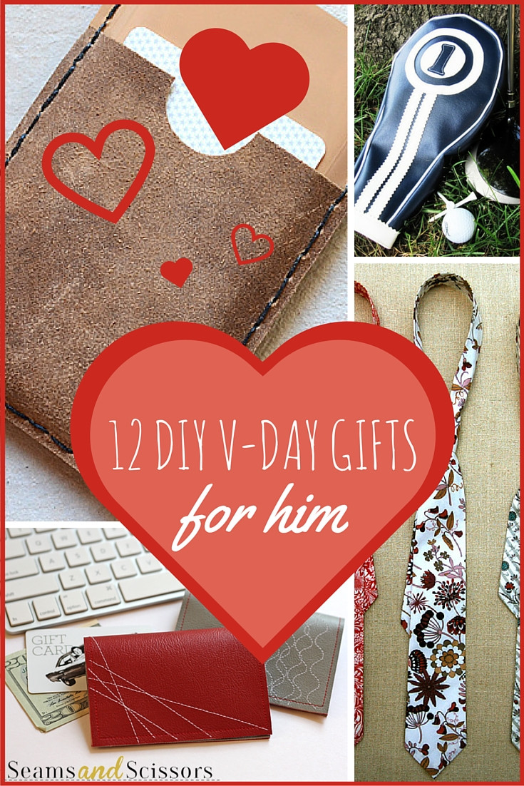 Valentines Day Gifts For Him Diy
 12 DIY Valentine s Gifts for Him Seams And Scissors