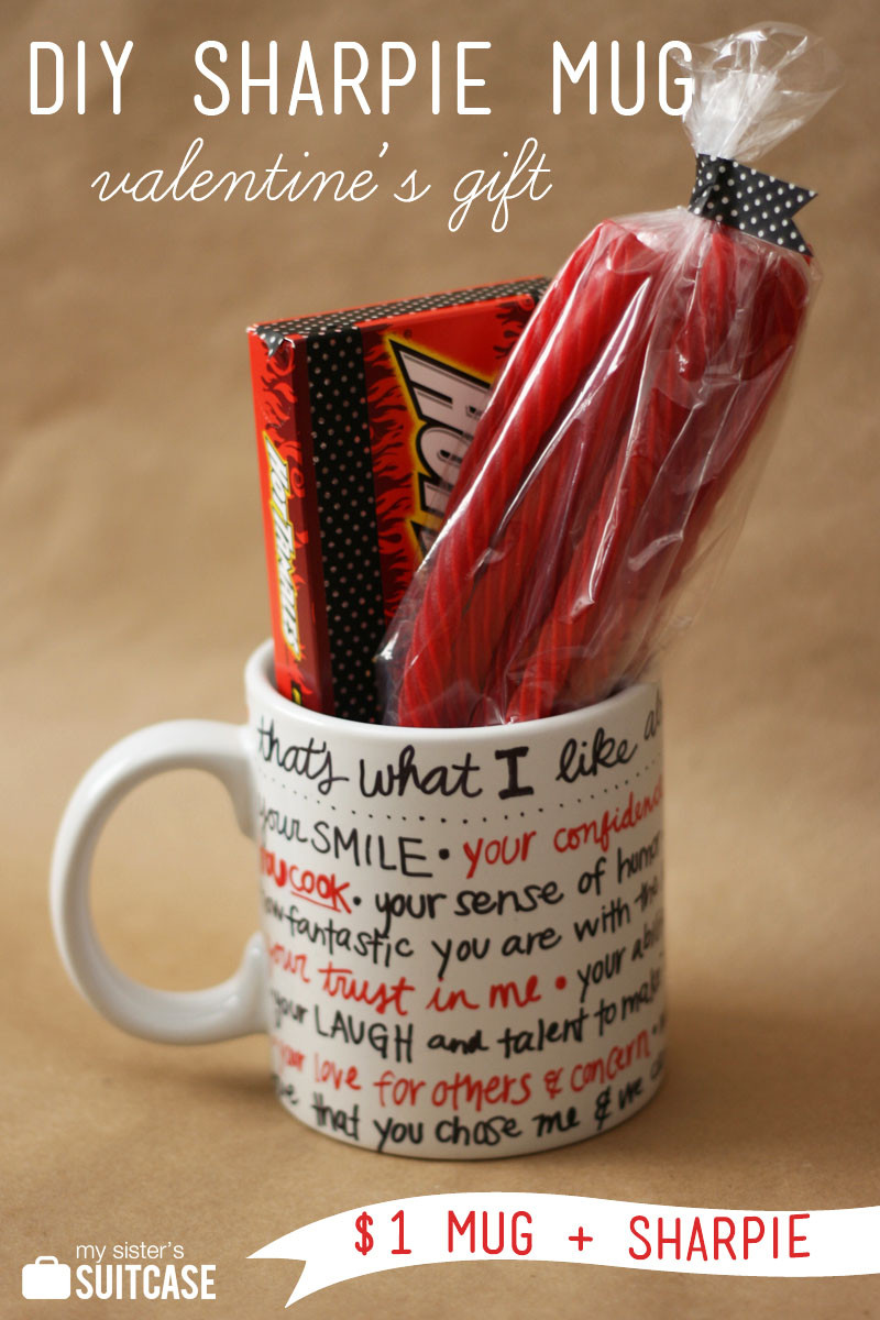 Valentines Day Gifts For Sister
 DIY Sharpie Mug Valentine Gift My Sister s Suitcase