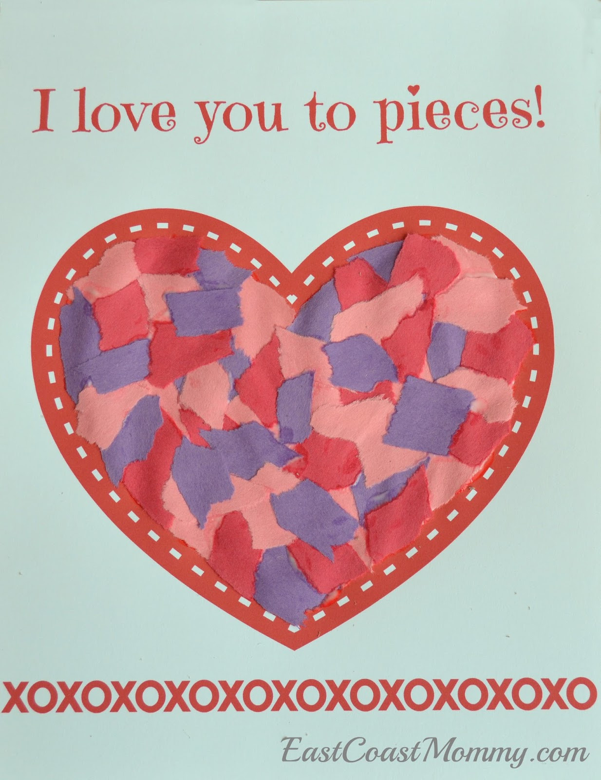 Valentines Day Ideas For Kindergarten
 East Coast Mommy Simple Valentine s Day Craft for