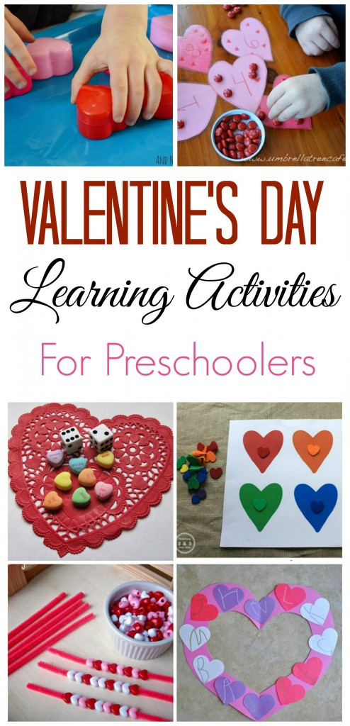 Valentines Day Ideas For Kindergarten
 Valentine s Day Learning Activities for Preschoolers