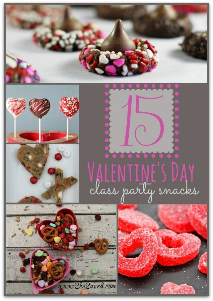 Valentines Day Party Foods
 15 Valentine s Day Class Party Snacks SheSaved
