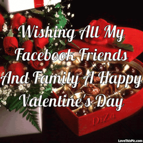 Valentines Day Quotes For Friends And Family
 Wishing All My Friends And Family A Happy