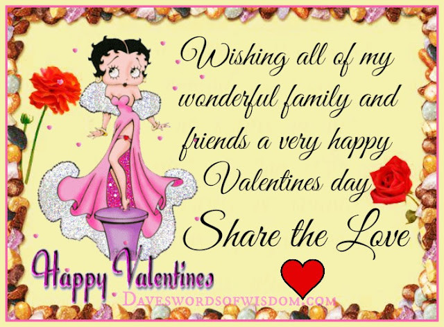 Valentines Day Quotes For Friends And Family
 Daveswordsofwisdom Wishing you a Happy Valentine s Day