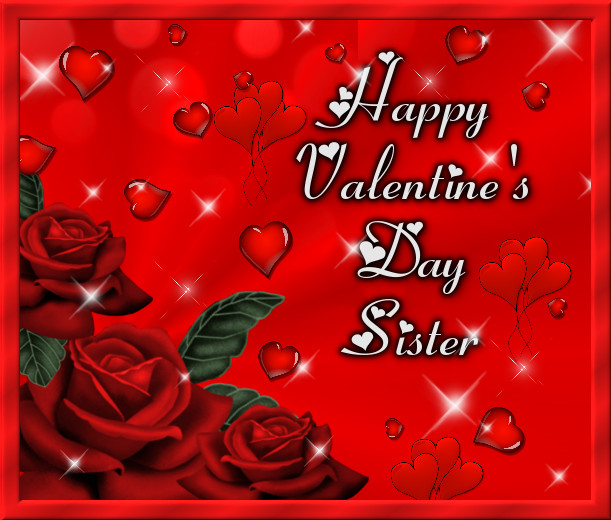 Valentines Day Quotes For Sister
 Happy Valentine s Day Sister Heart Quote s