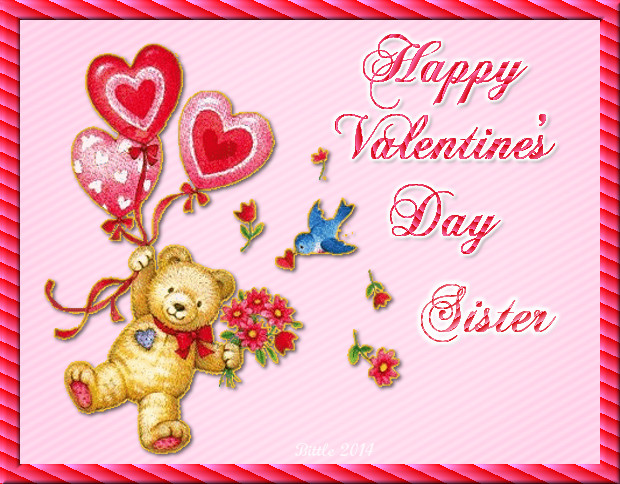 Valentines Day Quotes For Sister
 Happy Valentine s Day Sister Bear Quote s