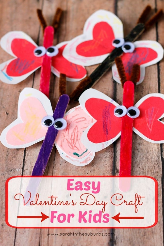 Valentines Day Toddler Craft
 Easy Valentine s Day Craft for Kids Sarah in the Suburbs