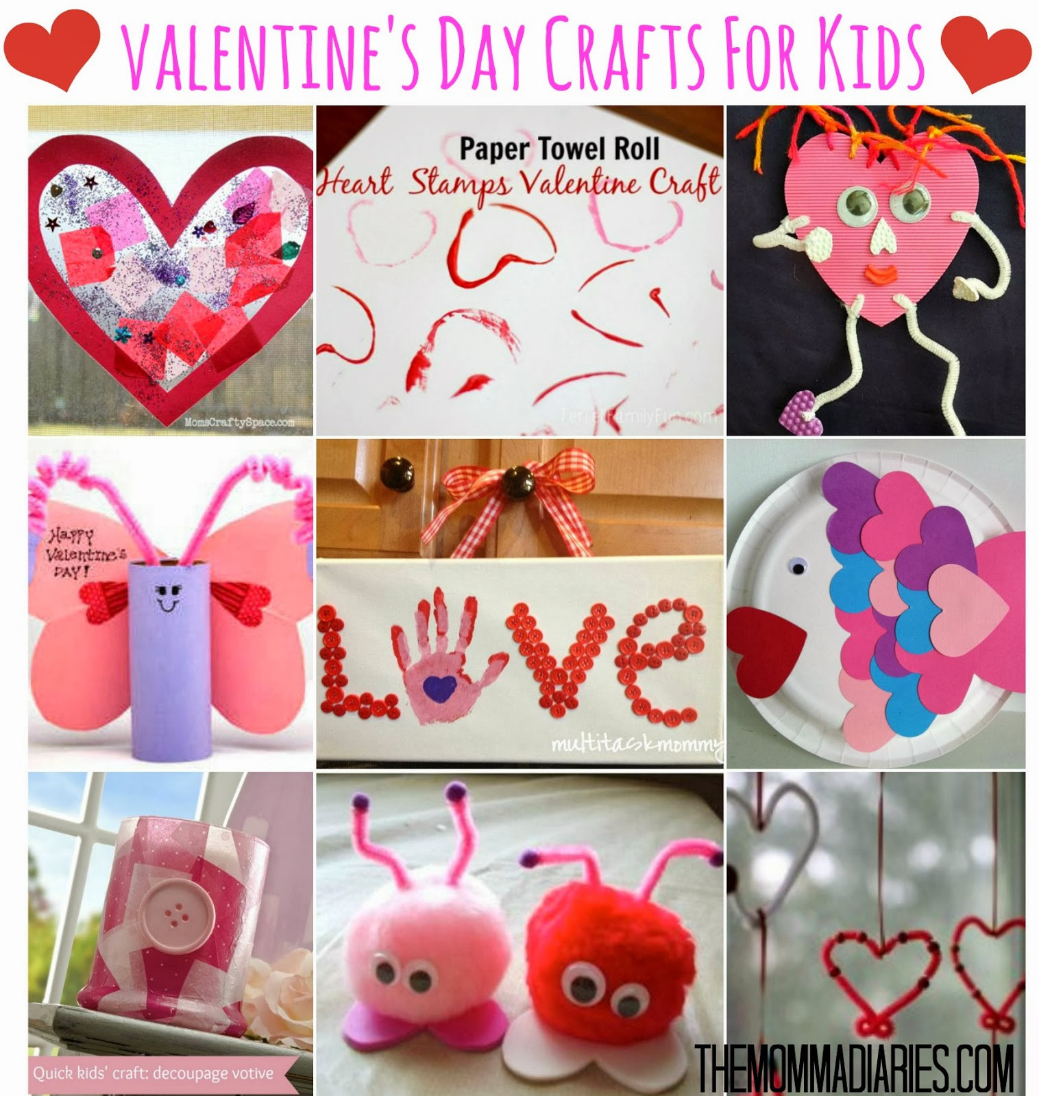 Valentines Day Toddler Craft
 Valentine s Day Crafts For Kids The Momma Diaries