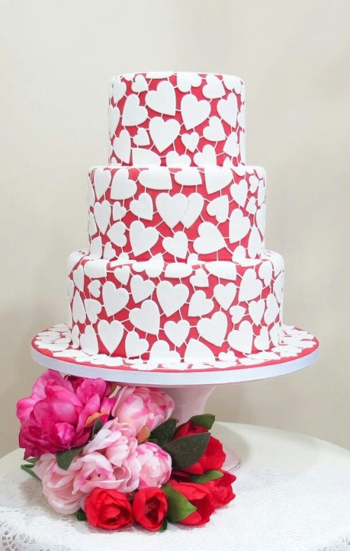 Valentines Day Wedding Cakes
 67 Adorable Valentine’s Day Wedding Cakes Weddingomania