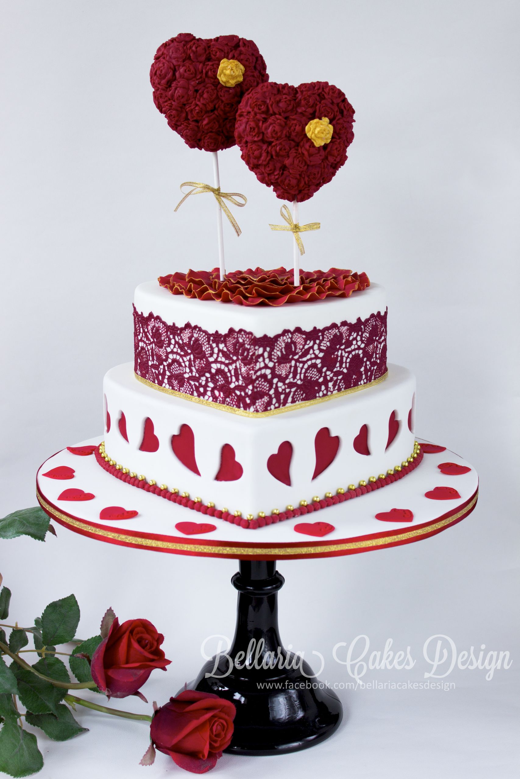Valentines Day Wedding Cakes
 A Valentines Day Themed Wedding Cake Xxx Riany