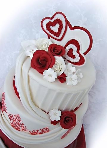 Valentines Day Wedding Cakes
 Awesome Valentine’s Day Wedding Cakes